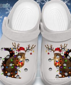 New Christmas Squirrel Lights 3D Printed Crocs Shoes