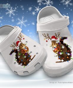 New Christmas Squirrel Lights 3D Printed Crocs Shoes