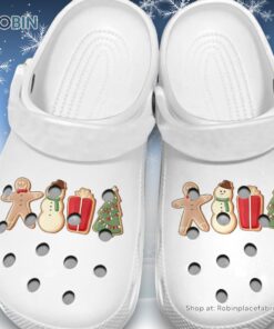 New Design Christmas Cookies 3D Printed Crocs Shoes