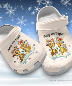 New Design Merry & Bright 3D Printed Crocs Shoes New Design Merry & Bright 3D Printed Crocs Shoes