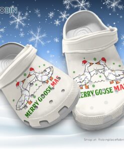 New Design Merry Goosemas 3D Printed Crocs Shoes
