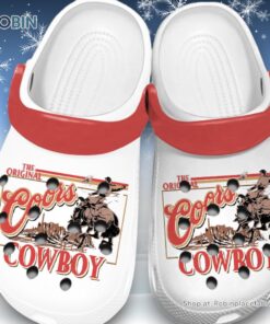 New Design The Original Coors Cowboy 3D Printed Crocs Shoes