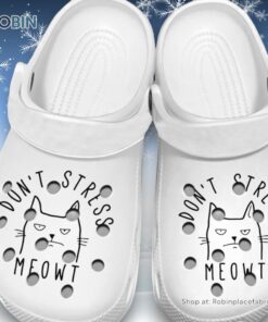 New Don’t Stress Meowt 3D Printed Crocs