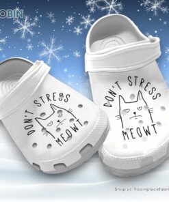 New Don’t Stress Meowt 3D Printed Crocs