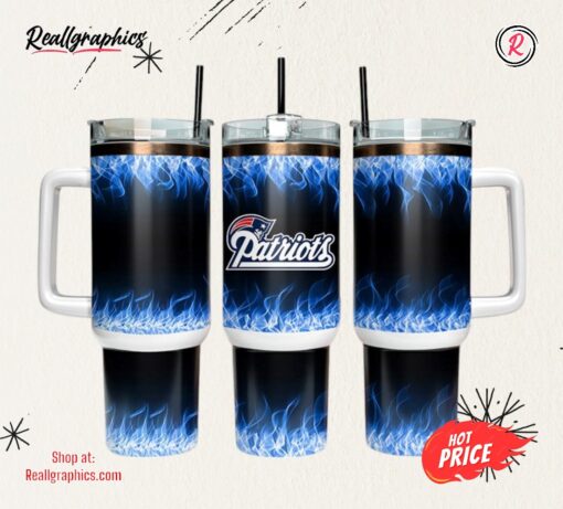 New England Patriots 40oz Tumbler NFL Tumbler Wrap