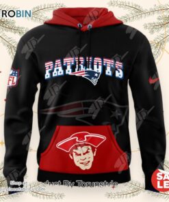 New England Patriots Rewind Club Hoodie   Black New England Patriots Rewind Club Hoodie   Black