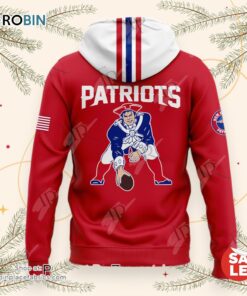 New England Patriots Rewind Club Hoodie   Red
