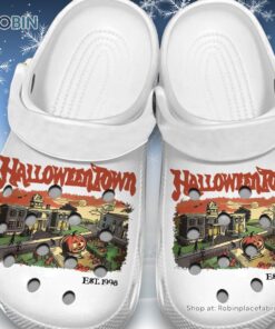 New Halloween Town Est. 1998 3D Printed Crocs Shoes