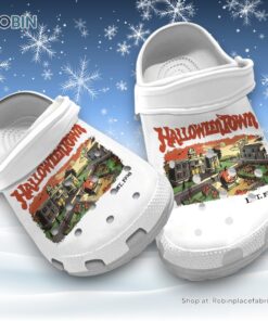 New Halloween Town Est. 1998 3D Printed Crocs Shoes New Halloween Town Est. 1998 3D Printed Crocs Shoes