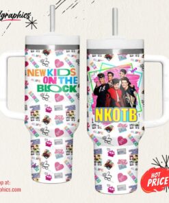 New Kids On The Block 40oz Tumbler, New Kids On The Block Tumbler