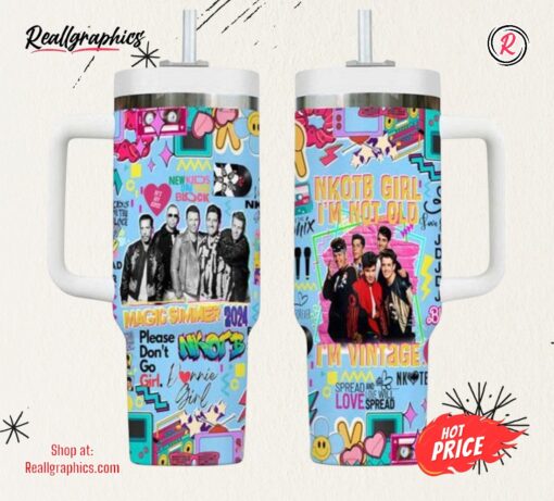 New Kids On The Block Magic Summer 2024 Stanley Tumbler 40oz