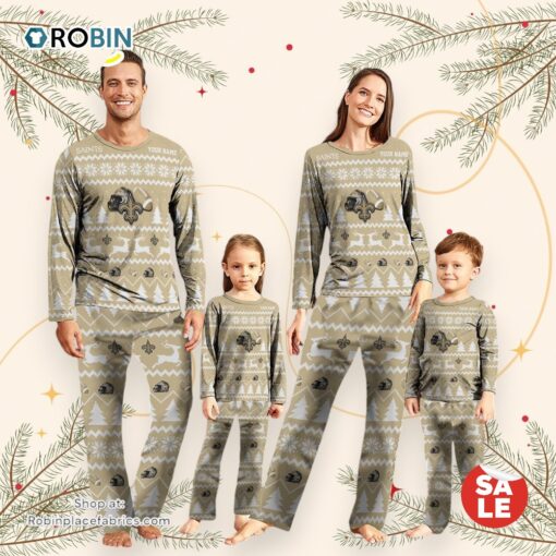 New Orleans Saints Christmas NFL Custom Family Pajamas
