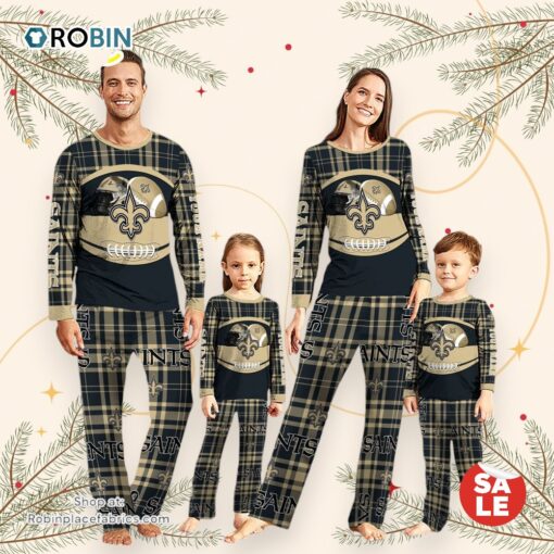 New Orleans Saints NFL Custom Your Name Football Team Pajamas