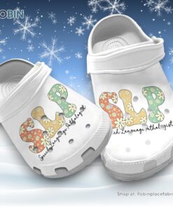 New Speech Language Pathologist 3D Printed Crocs Shoes