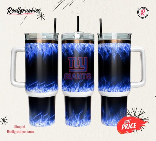 New York Giants 40oz Tumbler NFL Tumbler Wrap