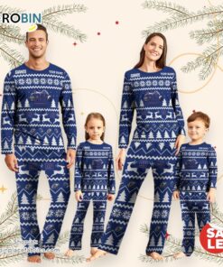 New York Giants Christmas NFL Custom Family Pajamas