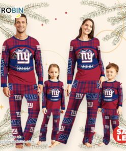 New York Giants NFL Custom Your Name Football Team Pajamas
