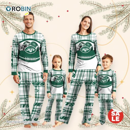 New York Jets NFL Custom Your Name Football Team Pajamas