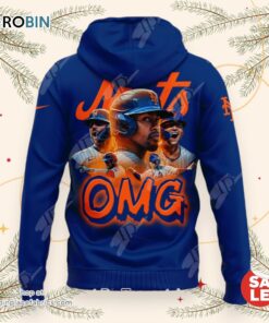 New York Mets NLCS 2024 OMG All Over Printed Hoodie   Blue New York Mets NLCS 2024 OMG All Over Printed Hoodie   Blue