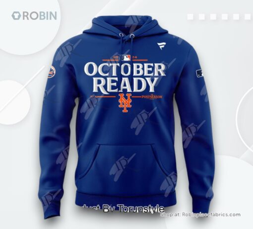 New York Mets October Ready OMG AOP Clothing (Hoodie, Sweatshirt, T Shirt)