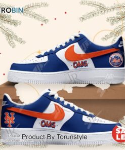 New York Mets OMG Air Force 1 Sneakers