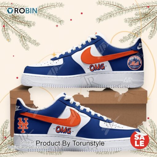 New York Mets OMG Air Force 1 Sneakers