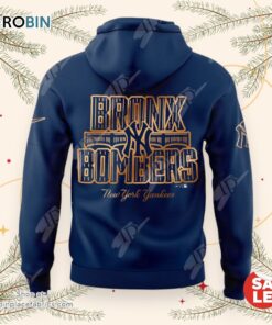 New York Yankees ALCS 2024 Bonx Bomber Hoodie   Navy New York Yankees ALCS 2024 Bonx Bomber Hoodie   Navy