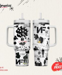 NF Leave Me Alone Music Custom Stanley Cup 40 OZ Tumbler With Handle