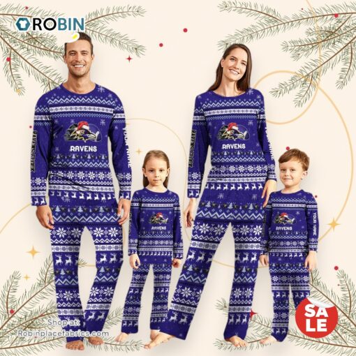 NFL Baltimore Ravens Team Pajamas Personalized Your Name