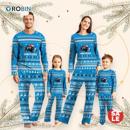 NFL Carolina Panthers Team Pajamas Personalized Your Name