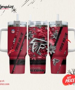 NFL Custom Name Atlanta Falcons Sport Tumbler 40oz