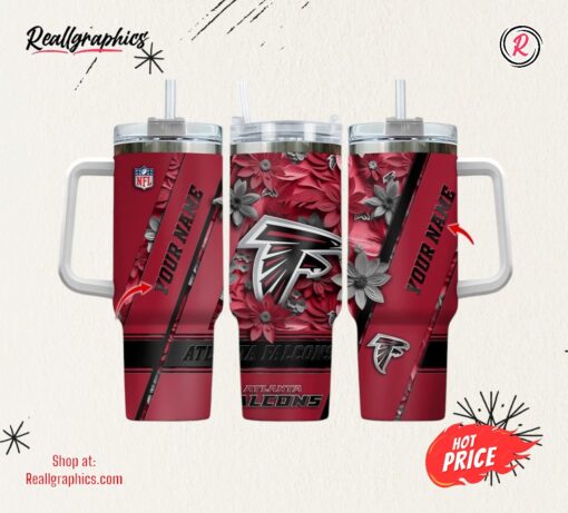 NFL Custom Name Atlanta Falcons Sport Tumbler 40oz