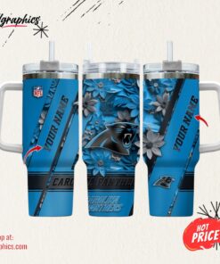 NFL Custom Name Carolina Panthers Sport Tumbler 40oz NFL Custom Name Carolina Panthers Sport Tumbler 40oz