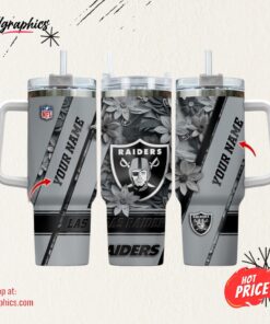 NFL Custom Name Las Vegas Raiders Sport Tumbler 40oz