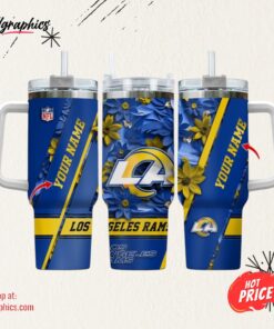 NFL Custom Name Los Angeles Rams Sport Tumbler 40oz