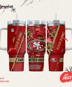 NFL Custom Name San Francisco 49ers Sport Tumbler 40oz