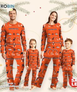 NFL Denver Broncos Sport Pajamas Custom Your Name