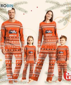 NFL Denver Broncos Team Pajamas Personalized Your Name