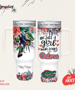 NFL Just A Girl Who Loves Gators Customized 40 Oz Tumbler NFL Just A Girl Who Loves Gators Customized 40 Oz Tumbler