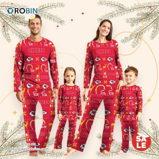 NFL Kansas City Chiefs Sport Pajamas Custom Your Name