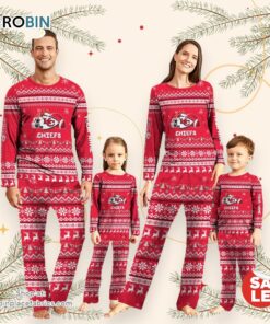 NFL Kansas City Chiefs Team Pajamas Personalized Your Name NFL Kansas City Chiefs Team Pajamas Personalized Your Name