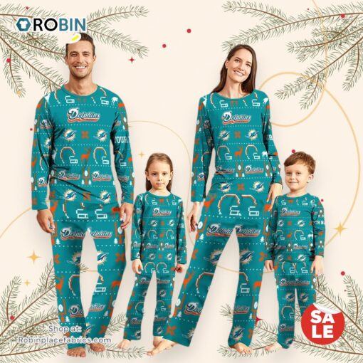 NFL Miami Dolphins Sport Pajamas Custom Your Name