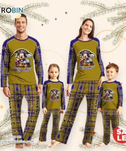 NFL Mickey Mouse Baltimore Ravens Pajamas Personalized Your Name