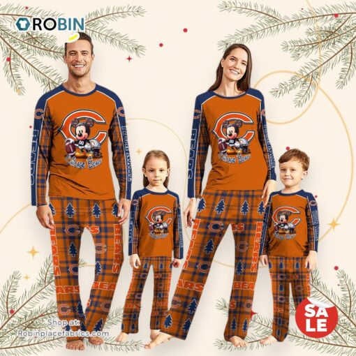 NFL Mickey Mouse Chicago Bears Pajamas Personalized Your Name