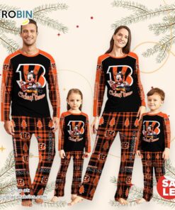 NFL Mickey Mouse Cincinnati Bengals Pajamas Personalized Your Name NFL Mickey Mouse Cincinnati Bengals Pajamas Personalized Your Name