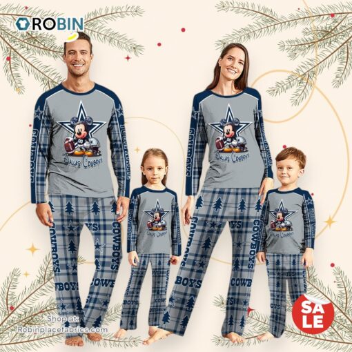 NFL Mickey Mouse Dallas Cowboys Pajamas Personalized Your Name