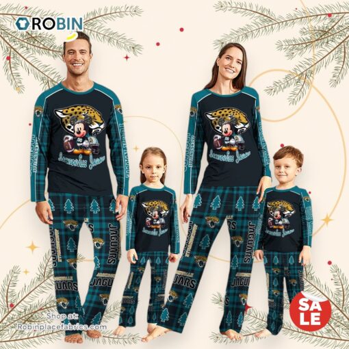 NFL Mickey Mouse Jacksonville Jaguars Pajamas Personalized Your Name