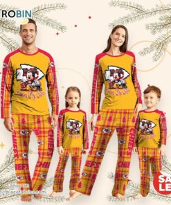 NFL Mickey Mouse Kansas City Chiefs Pajamas Personalized Your Name