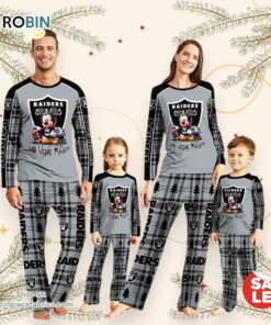NFL Mickey Mouse Las Vegas Raiders Pajamas Personalized Your Name