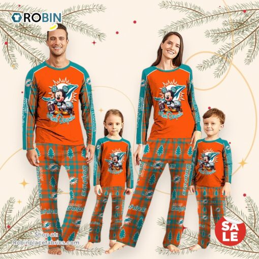 NFL Mickey Mouse Miami Dolphins Pajamas Personalized Your Name